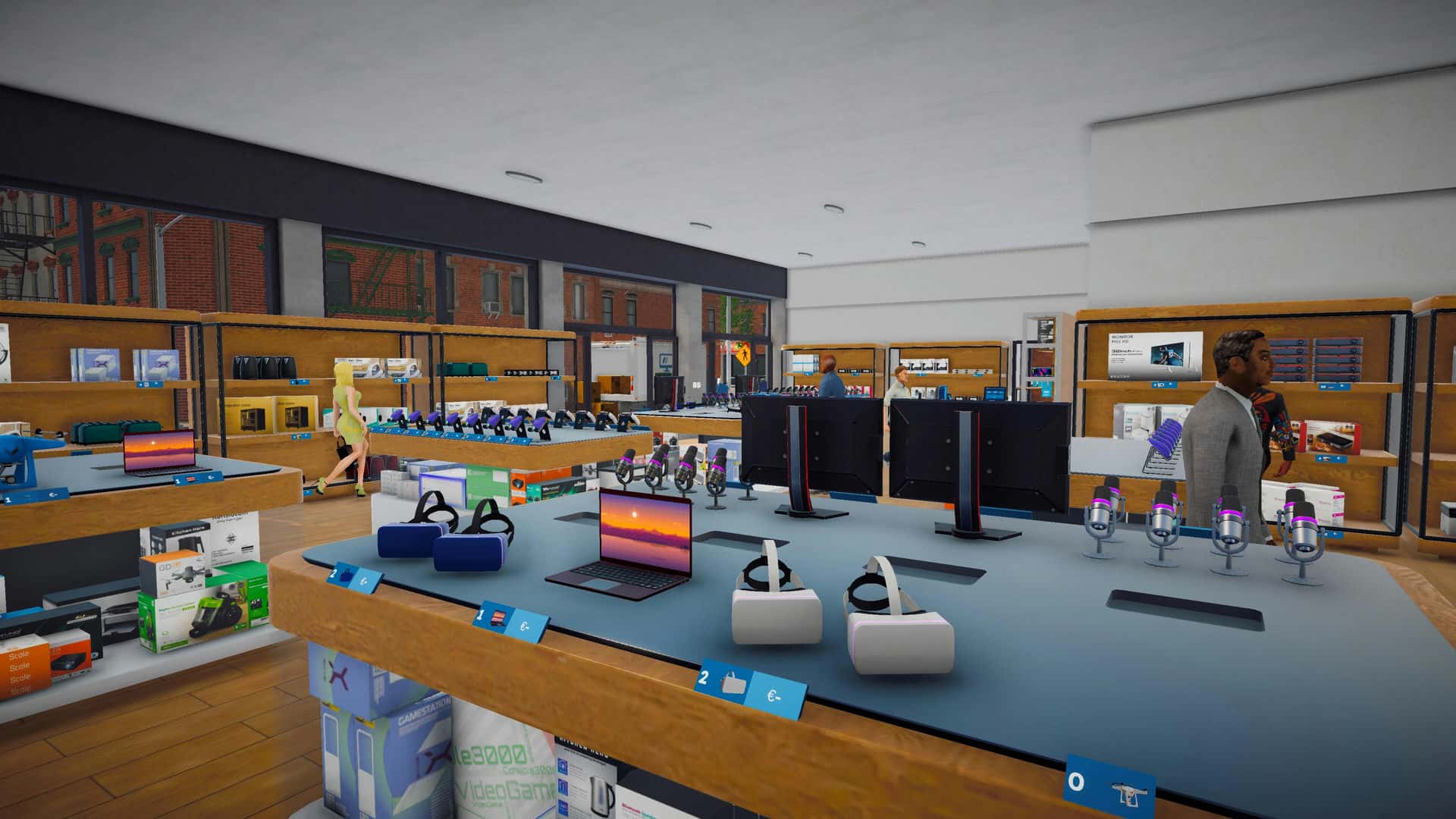 Electronics Supermarket Simulator