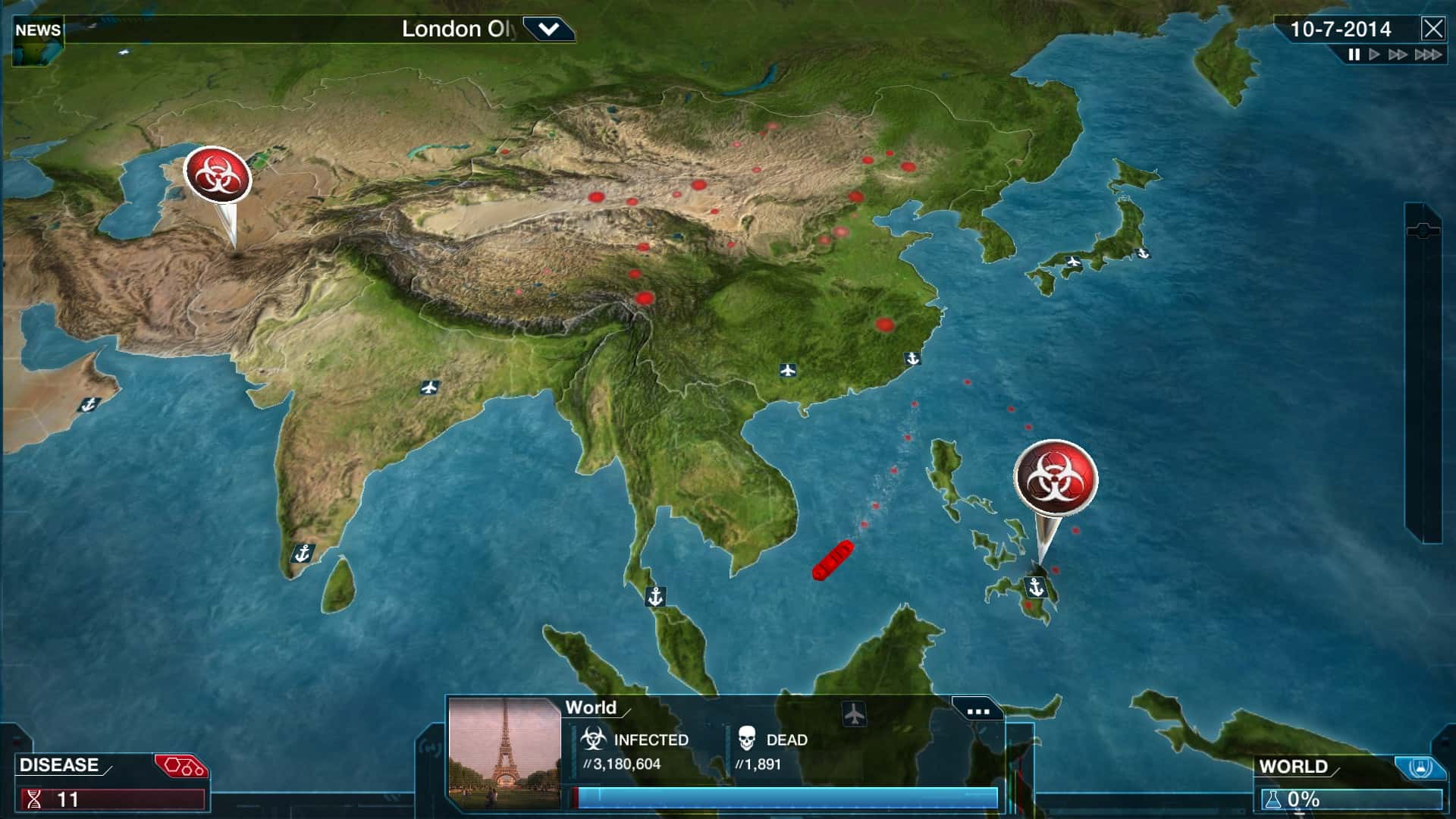 瘟疫公司:物竞天择(Plague Inc: Evolved)