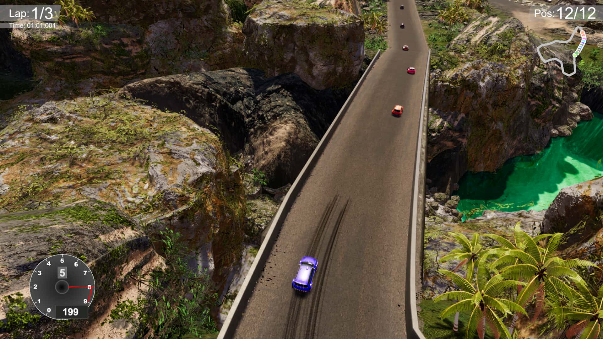 霓虹弯道赛车(Neon Curves Racing)