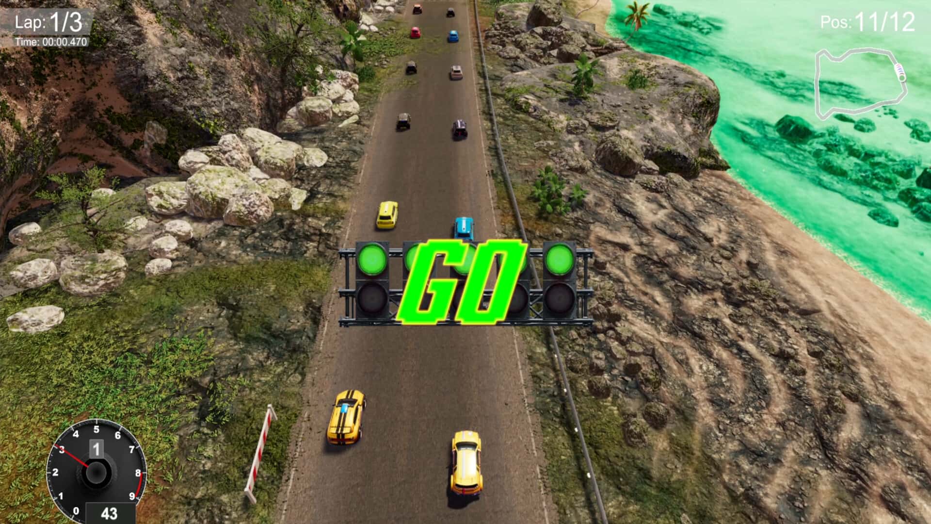 霓虹弯道赛车(Neon Curves Racing)