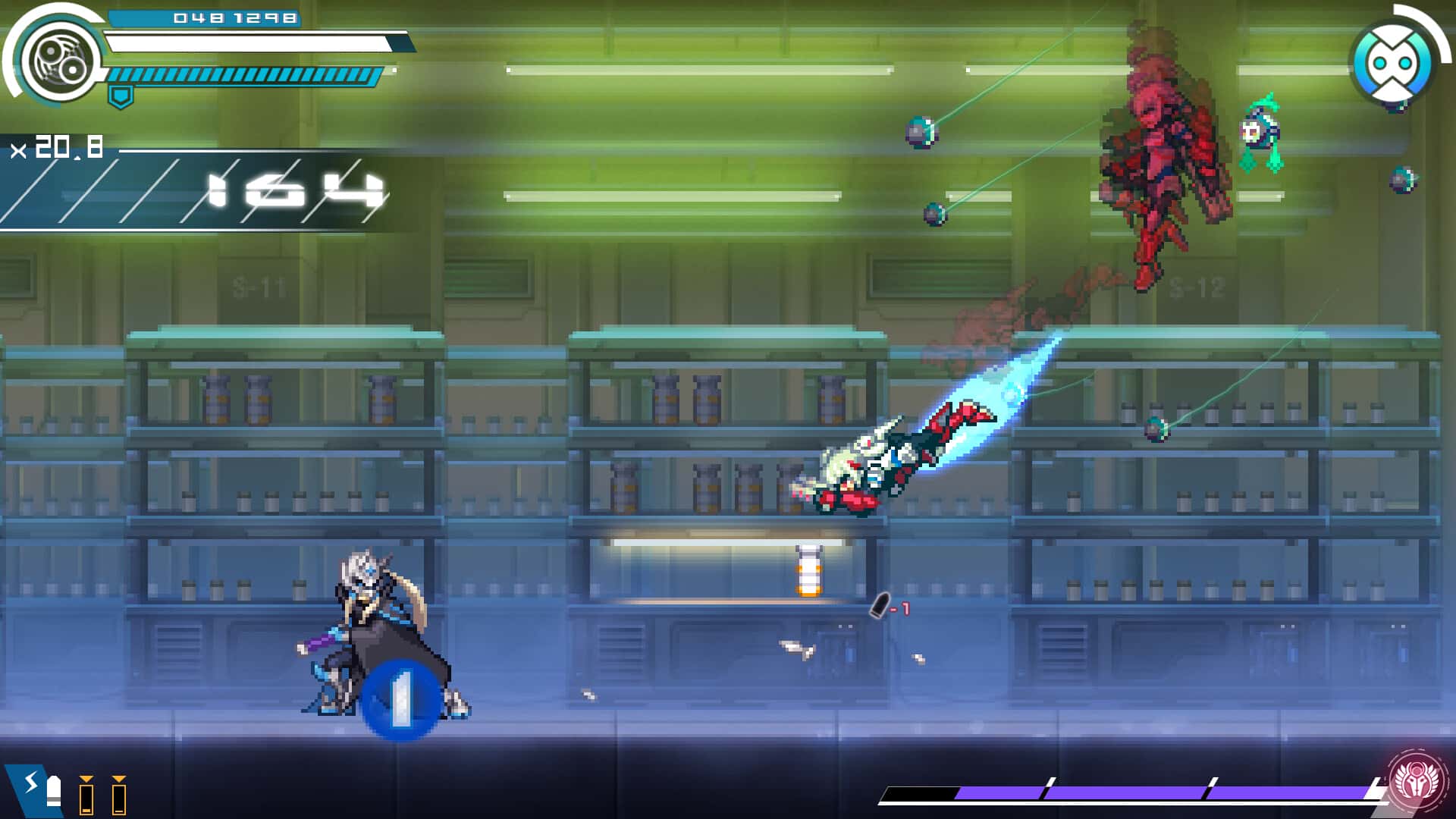 银白钢铁X 1+2 双重收藏辑(Gunvolt Chronicles LA iX 1 Plus 2 Dual Collection)